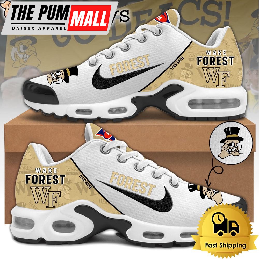 Wake Forest Football Mascot Symbol Custom Air Max Plus Shoes