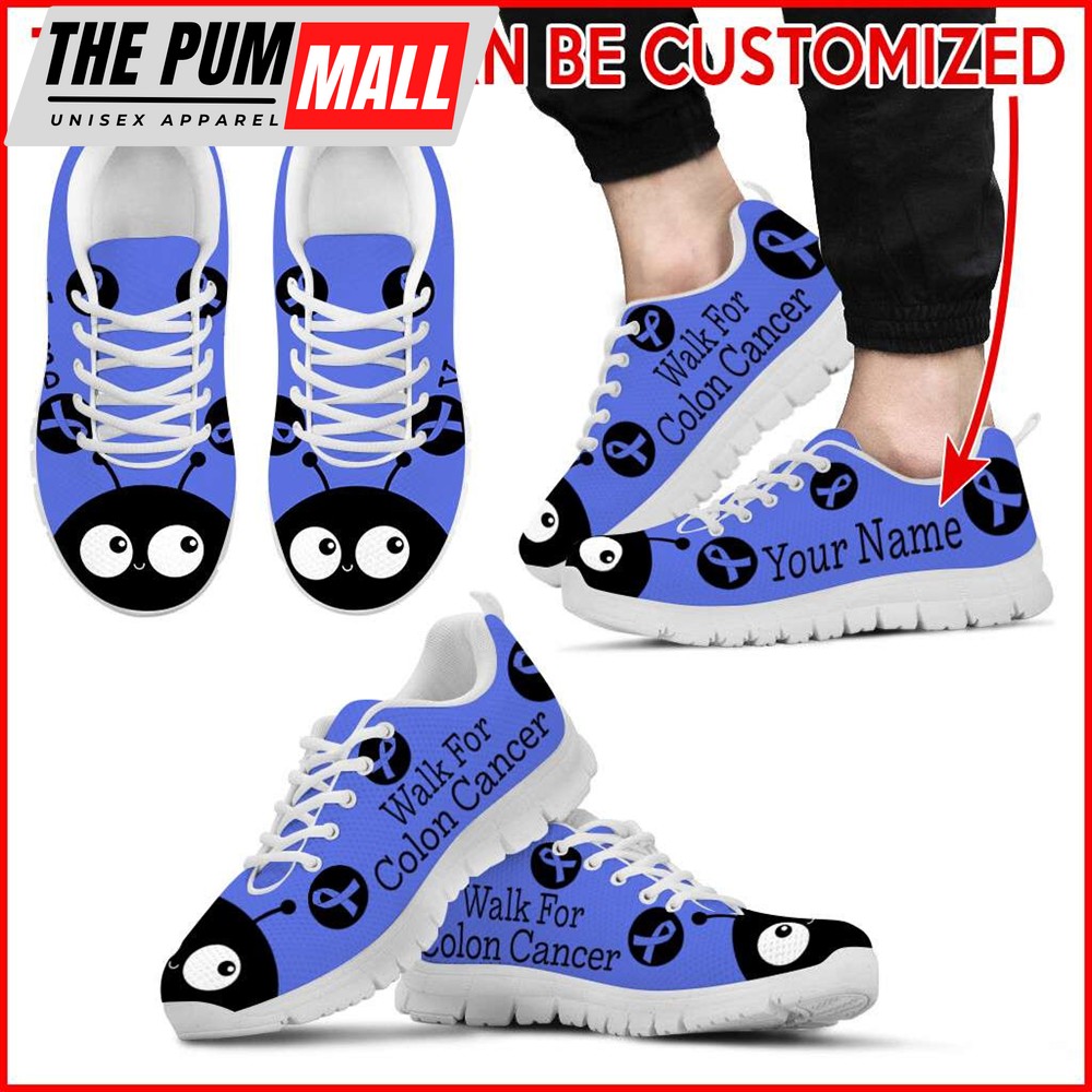 walk-for-colon-cancer-lady-bug-sneaker-personalized-custom-best-shoes-for-me-f5bac57u Walk For Colon Cancer Lady Bug Sneaker – Personalized Custom – Best Shoes For Men And Women