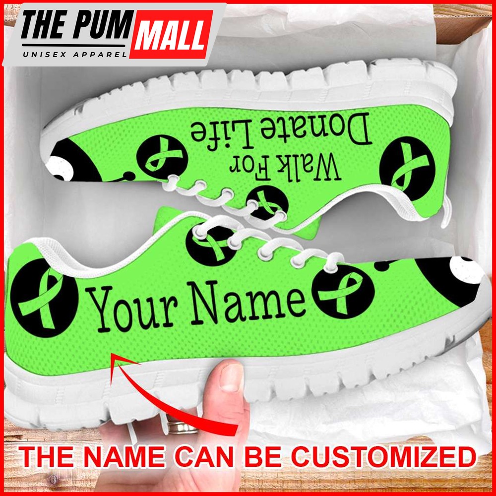 Walk For Donate Life Shoes Lady Bug Sneaker – Personalized Custom – Best Shoes For Men And Women
