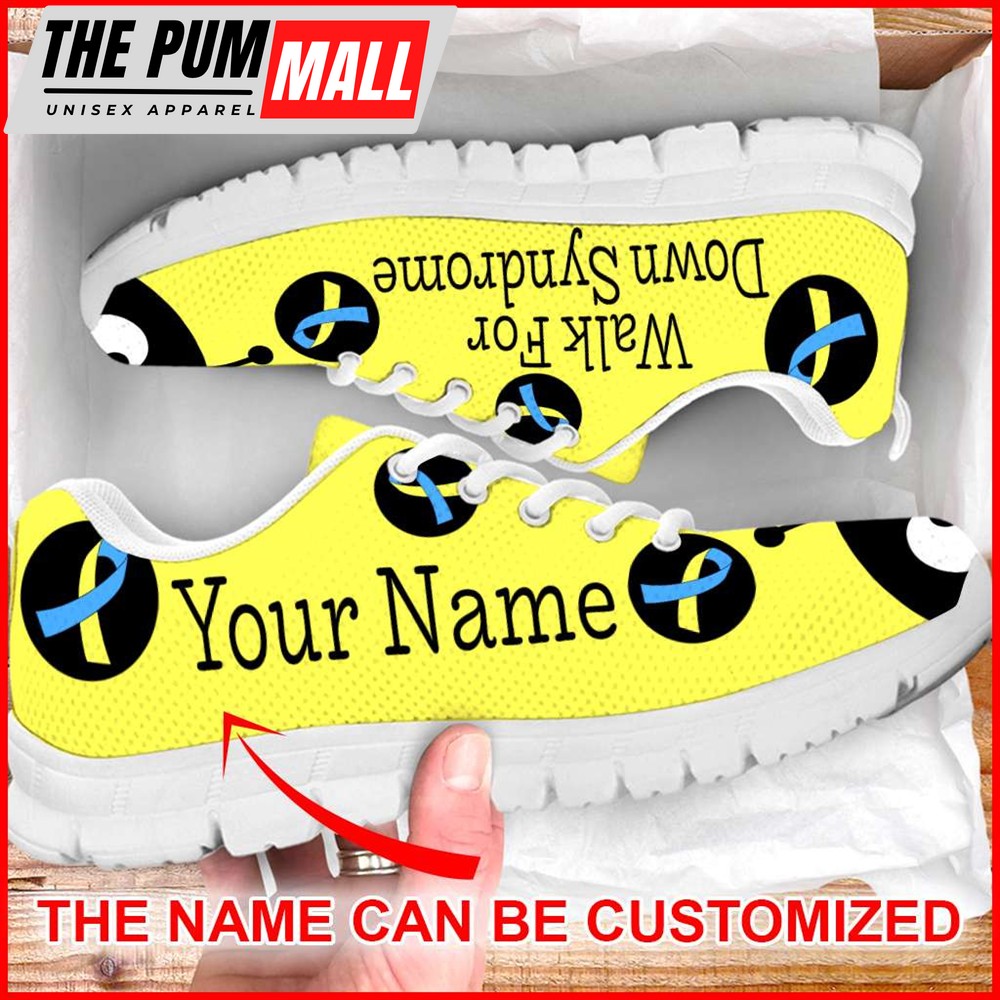 Walk For Down Syndrome Shoes Lady Bug Sneaker – Personalized Custom – Best Shoes For Men And Women