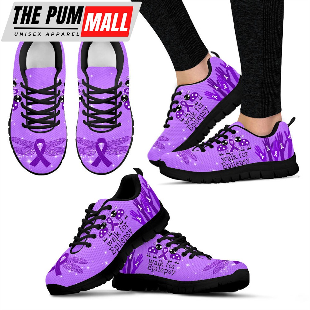 Walk For Epilepsy Wing Shoes Dragonfly Sneaker Walking Shoes – Best Gift For Men And Women
