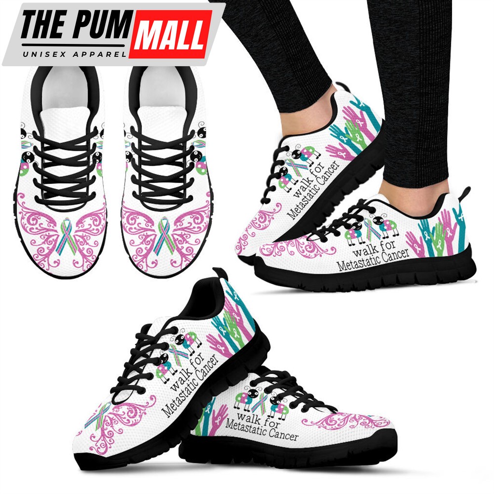 Walk For Metastatic Cancer Shoes Sneaker Walking Shoes – Best Gift For Men And Women