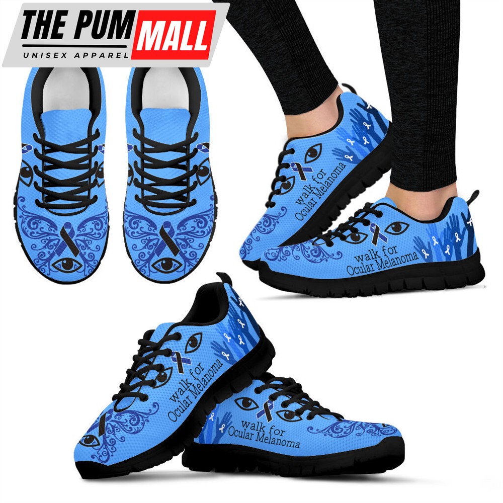 Walk For Ocular Melanoma Shoes Eyes Sneaker Walking Shoes – Best Gift For Men And Women Malalan
