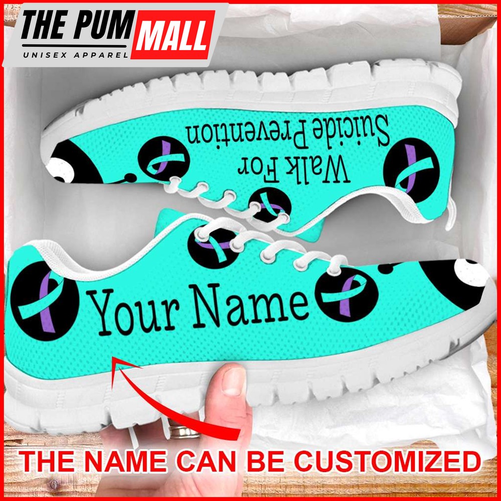 Walk For Suicide Prevention Shoes Lady Bug Sneaker – Personalized Custom – Best Shoes For Men And Women