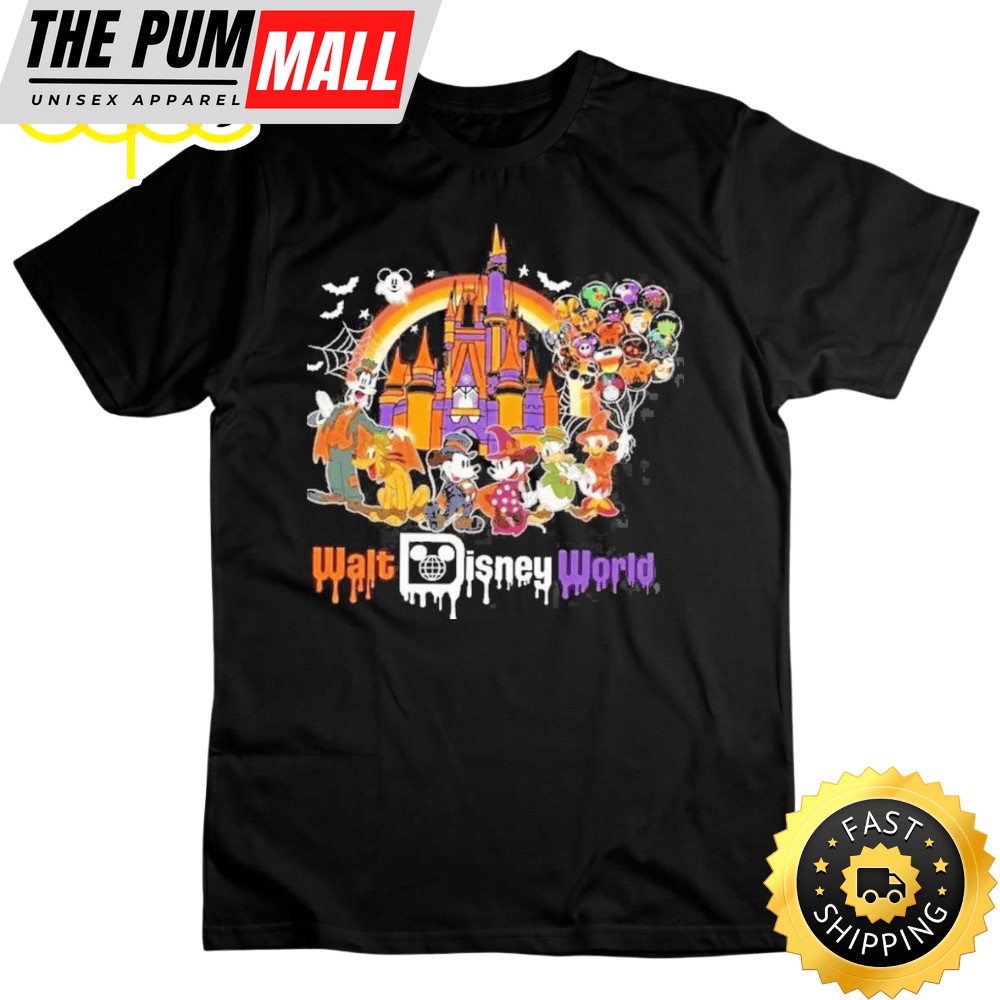 Walt Disney World Hallowen Mickey And Friends T-shirt
