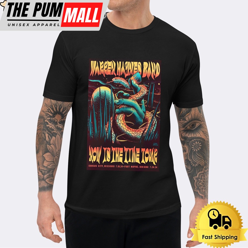 Warren Haynes Band July 18 2024 Kansas City MO & July 24 2024 Fort Wayne IN Unsiex T-Shirt