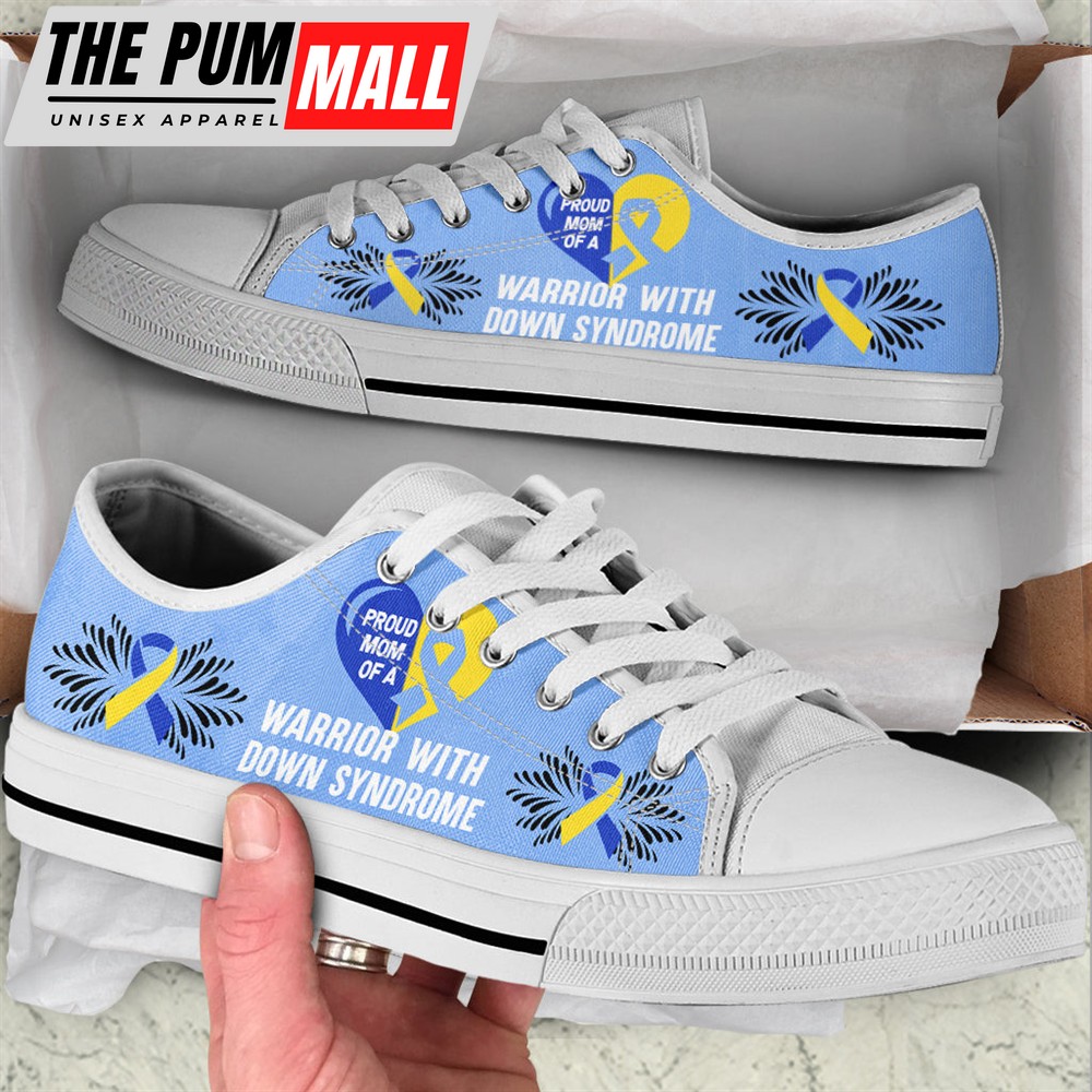 Warrior With Down Syndrome Shoes Low Top Shoes – Best Gift For Men And Women – Sneaker For Walking
