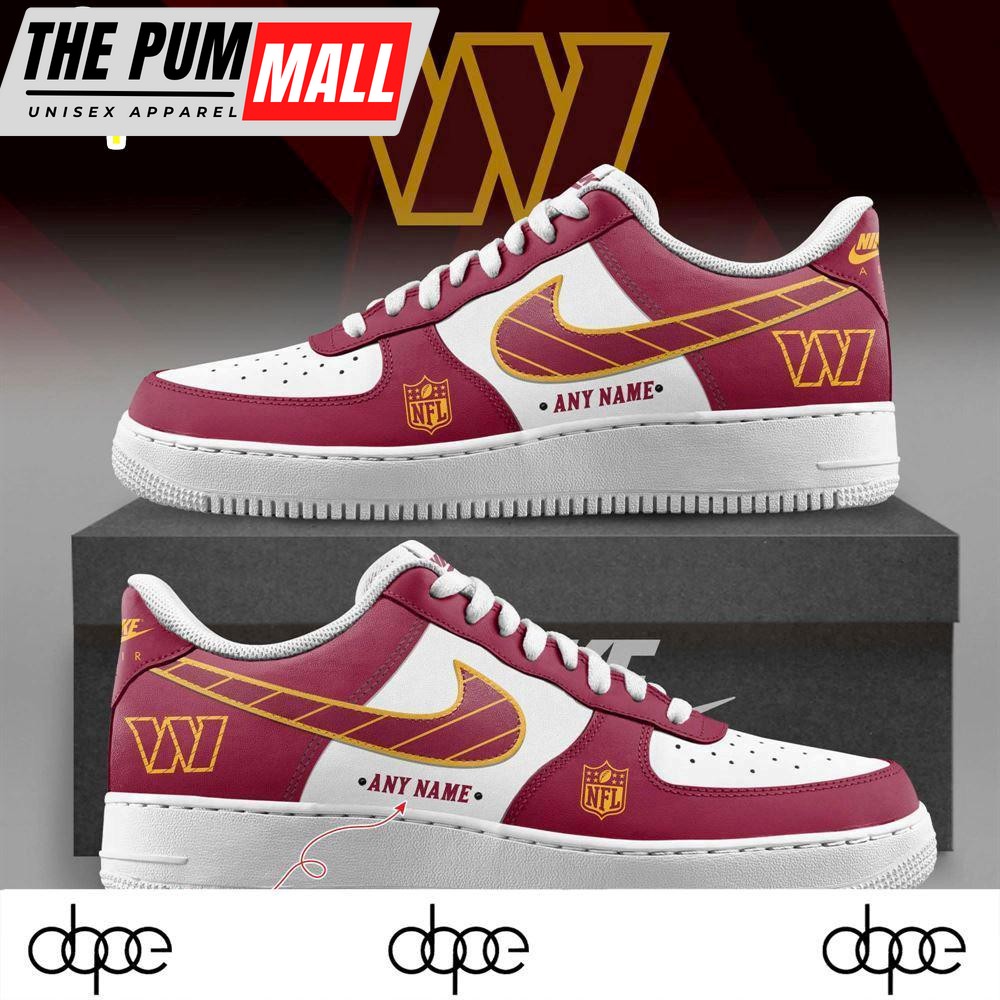 Washington Commanders 2024 New AF1 SNEAKER