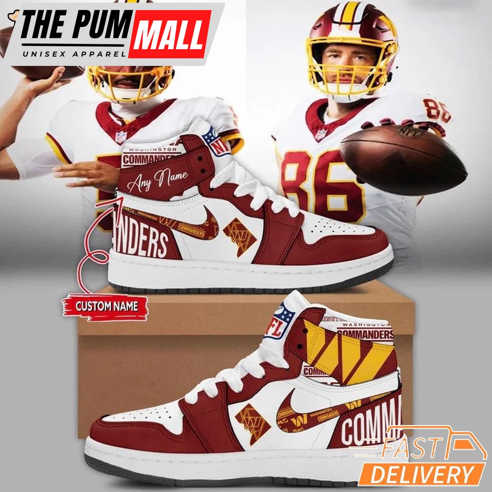 Washington Commanders NFL Super Bowl Era Air Jd 1 Shoes