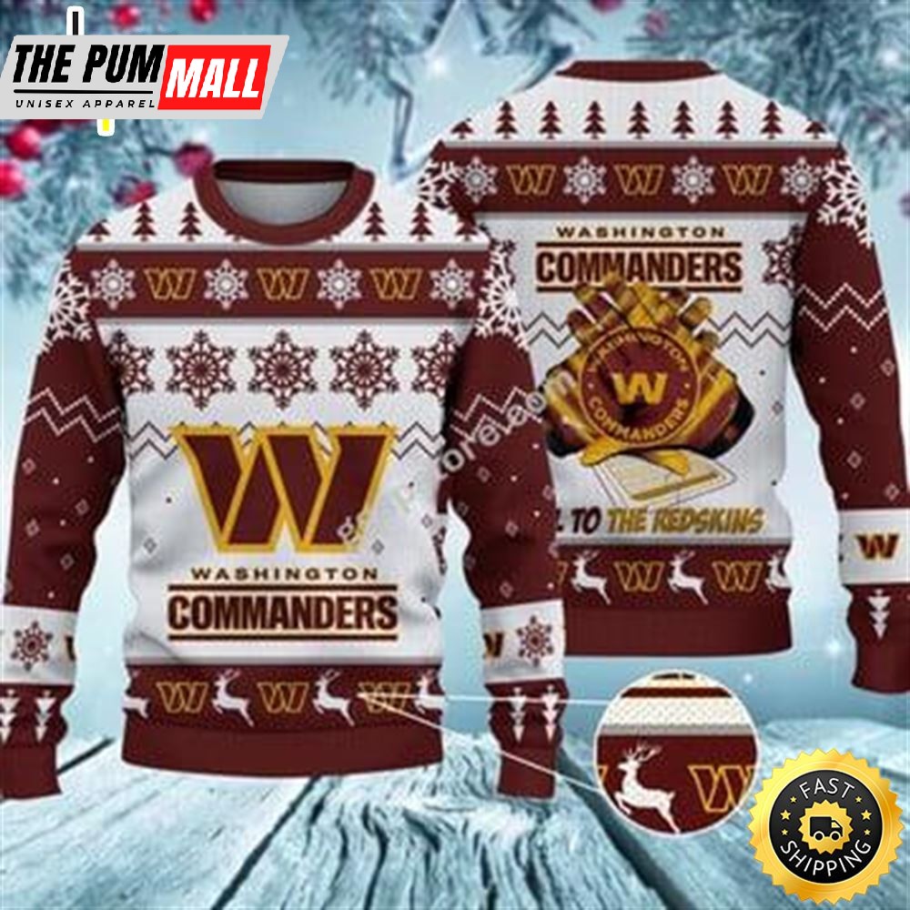 Washington Commanders Nfl Ugly Christmas Sweater