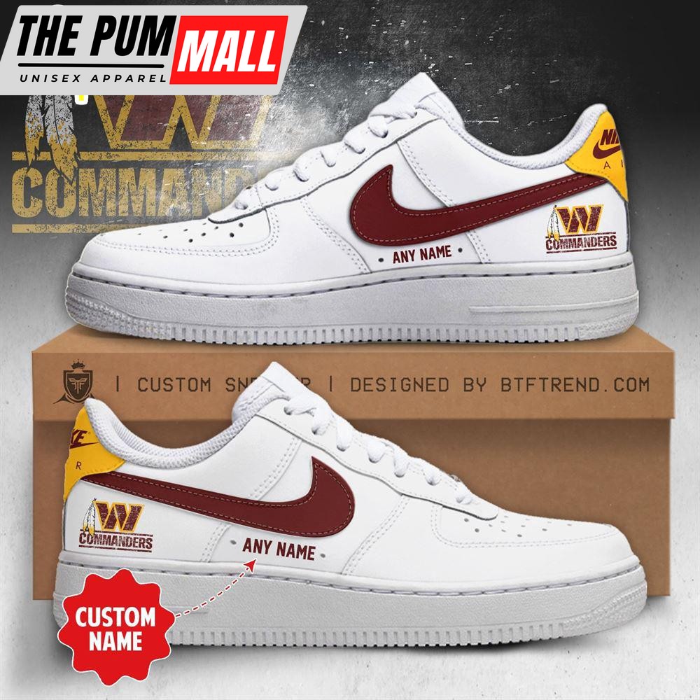 Washington Commanders Shirt Af1 Sneaker