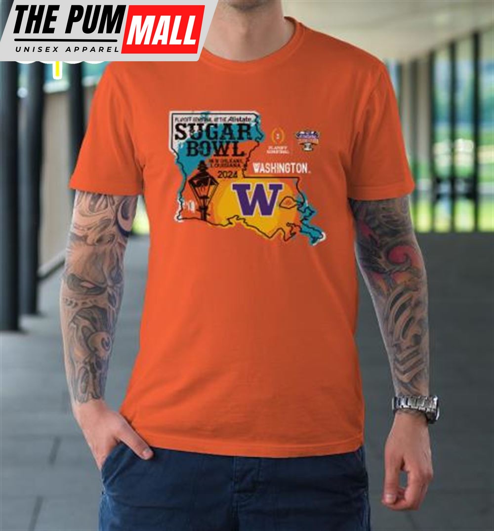 Washington Huskies Sugar Bowl 2025 CFP Semi Football State T-ShirtS
