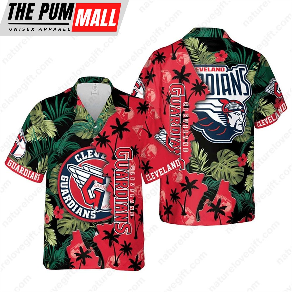 Washington Nationals Tropical Leaves Beach Palms MLB Hawaiian Shirt