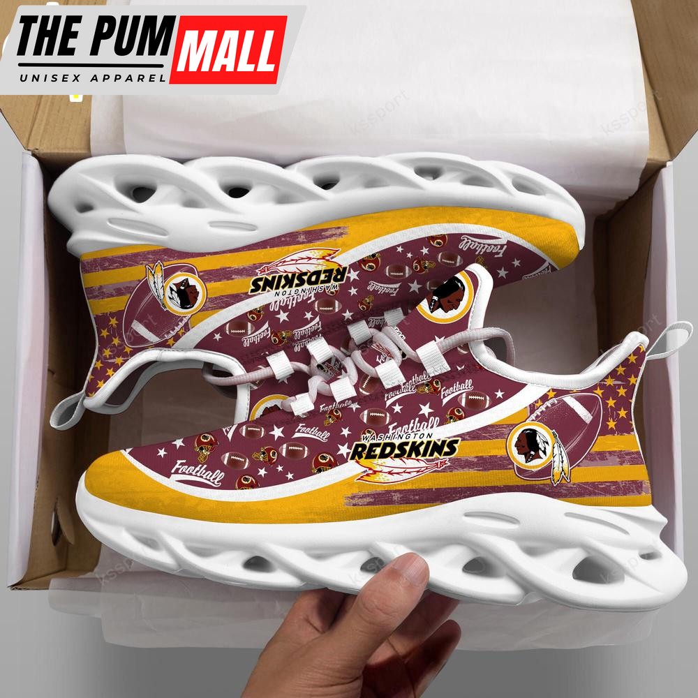 Washington Redskins NFL Clunky Sport Max Soul Shoes New Design For Fans