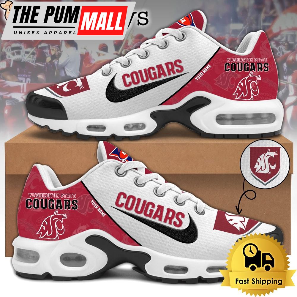 Washington State Football Mascot Symbol Custom Air Max Plus Shoes