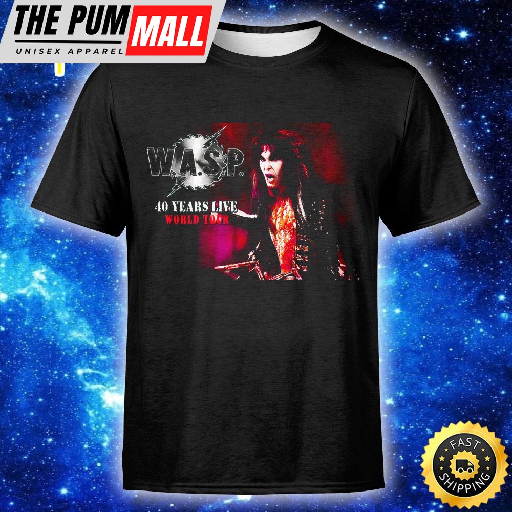 Wasp Announces The 40th Never Stops Tour For This Summer Unisex T-Shirt