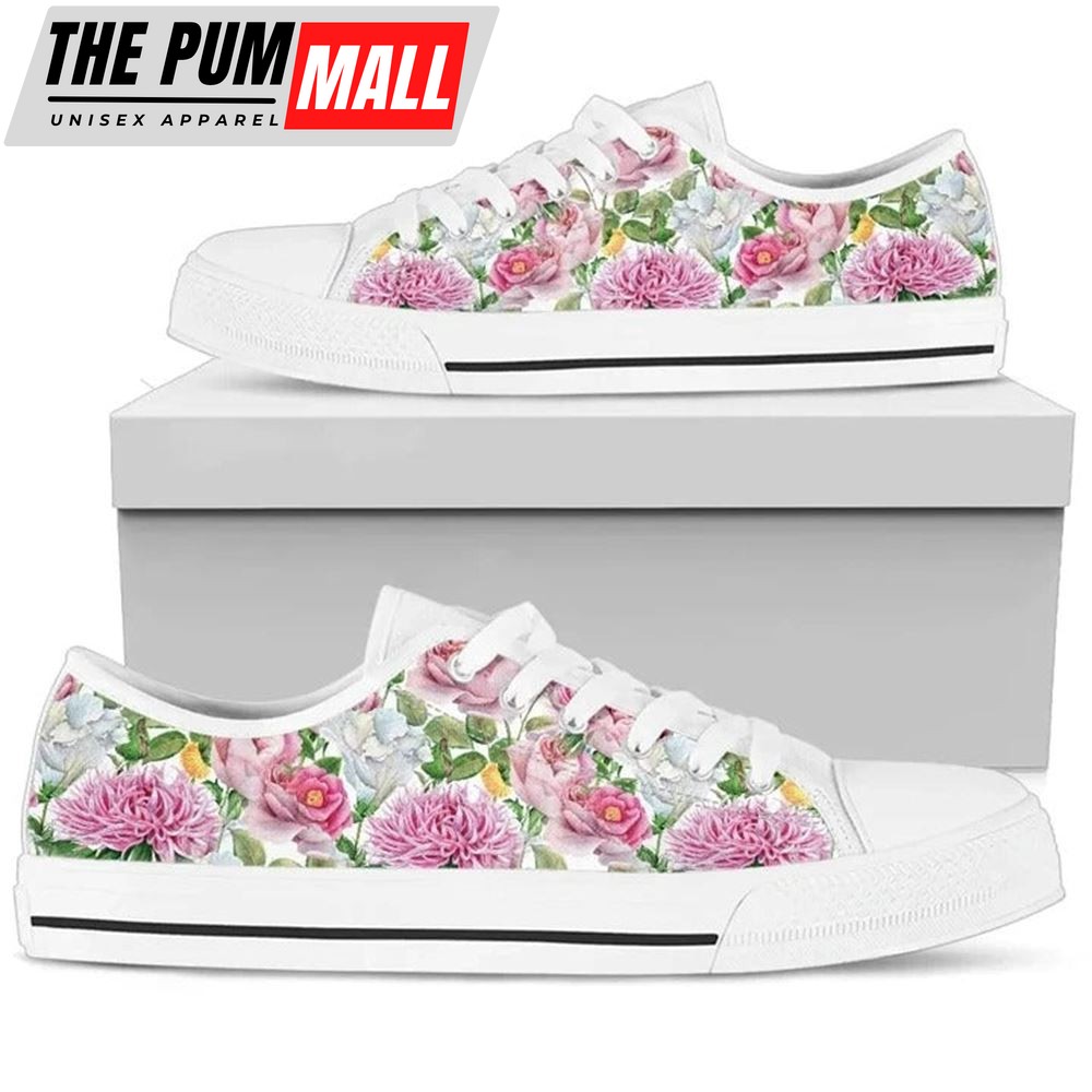 watercolor-floral-low-top-shoes-low-top-shoes-mens-women-pjthcisc Watercolor Floral Low Top Shoes – Low Top Shoes Mens, Women
