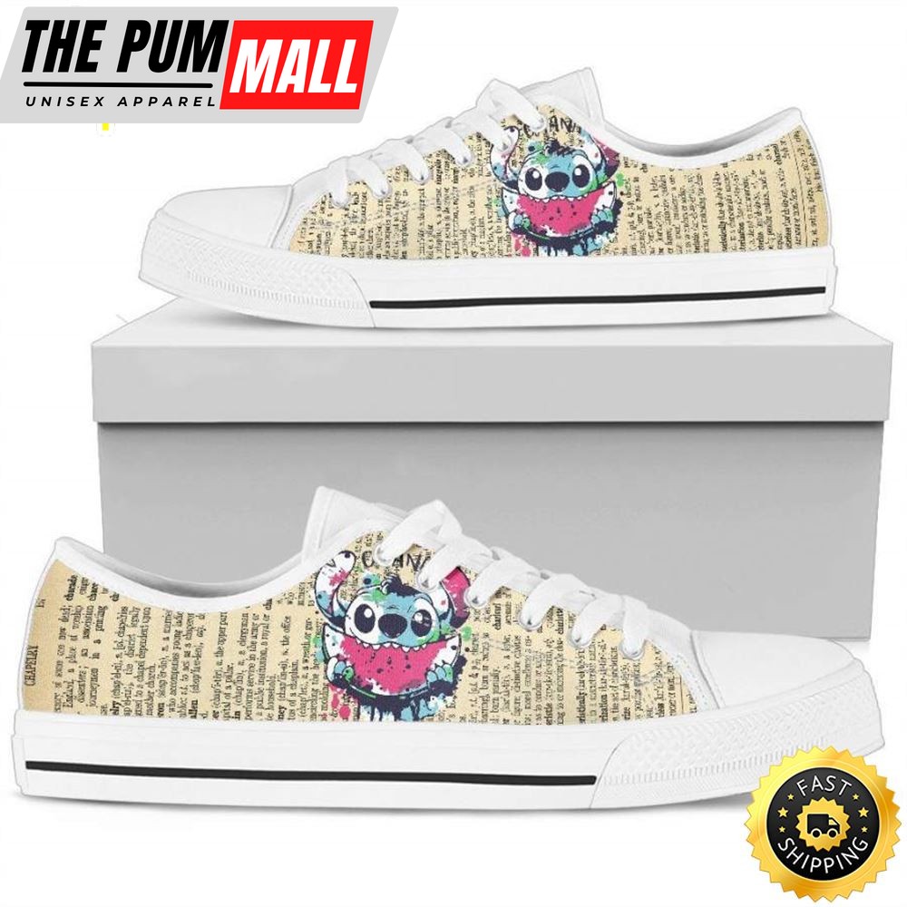 Watermelon Stitch Low Top Shoes