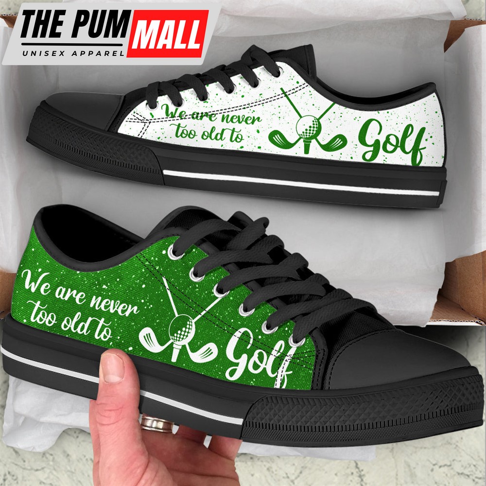 we-are-never-too-old-to-golf-low-top-shoes-low-top-trendy-fashion-casual-shoes-7yjp7mwf We Are Never Too Old To Golf Low Top Shoes – Low Top Trendy Fashion Casual Shoes Gift For Adults