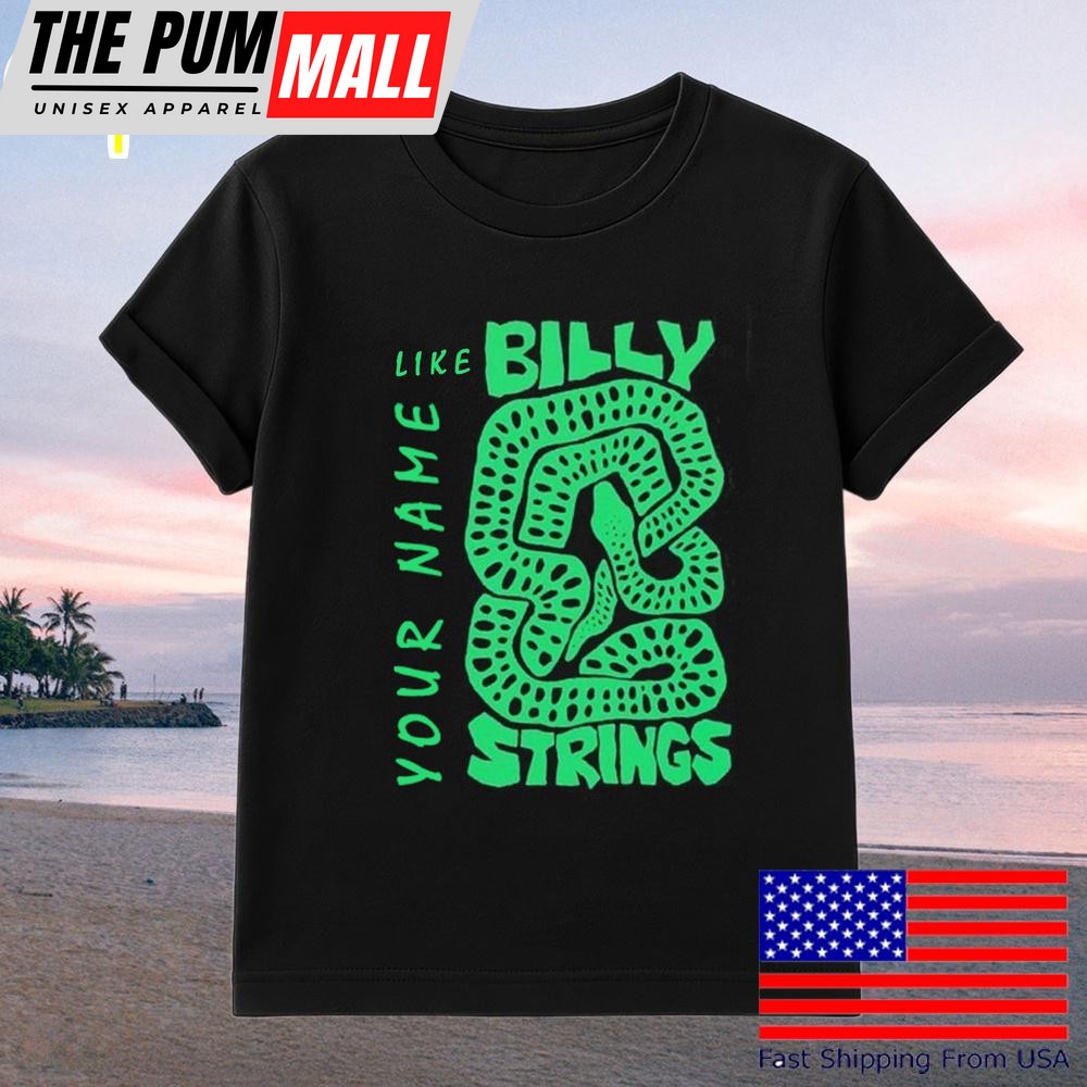 We Like Billy Strings Australia And New Zealand 2025 Tour The Snake T-Shirt