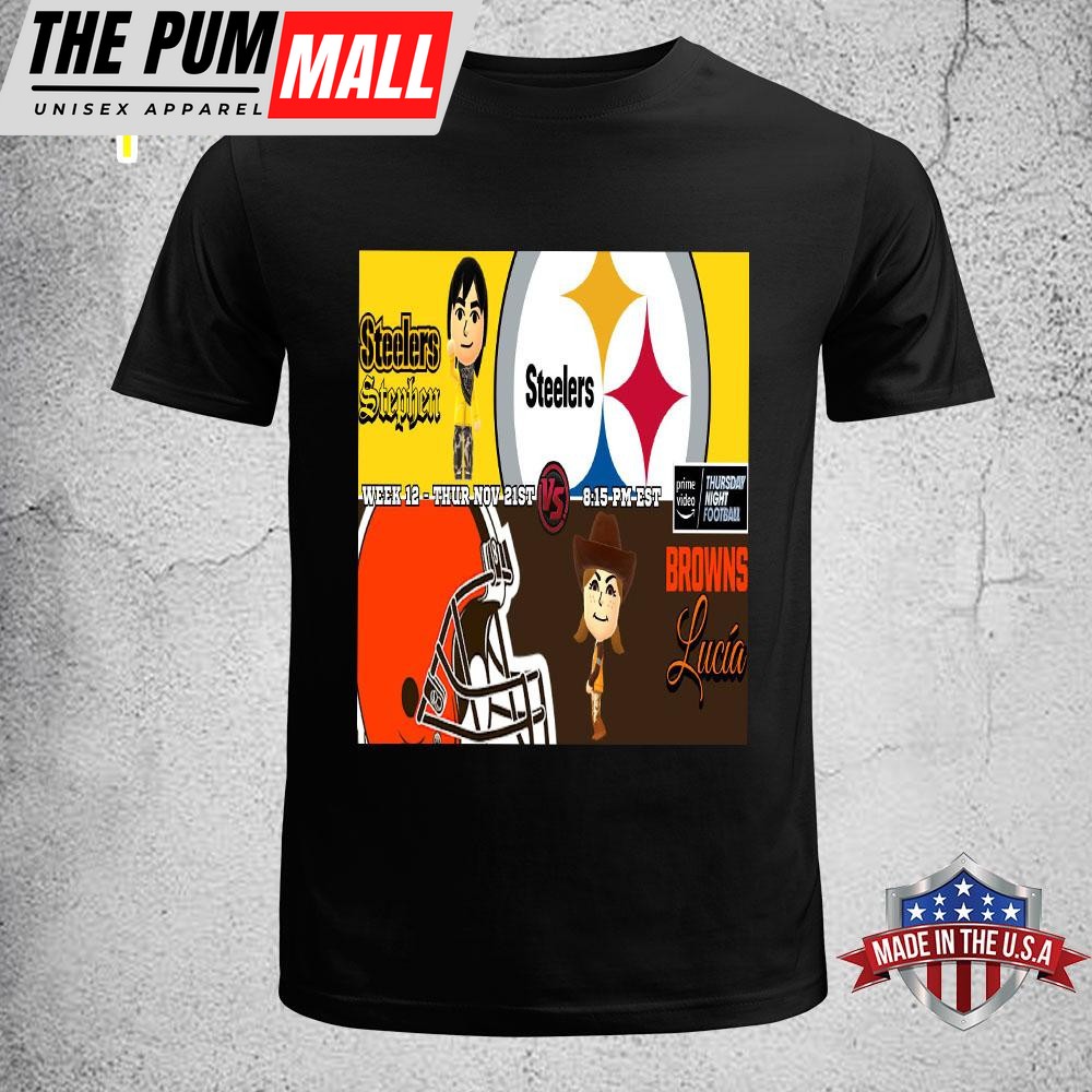 Week 12 2024 Pittsburgh Steelers Vs Cleveland Browns Funny T-Shirt