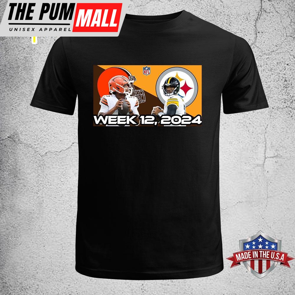 Week 12 2024 Steelers Vs. Browns T-Shirt