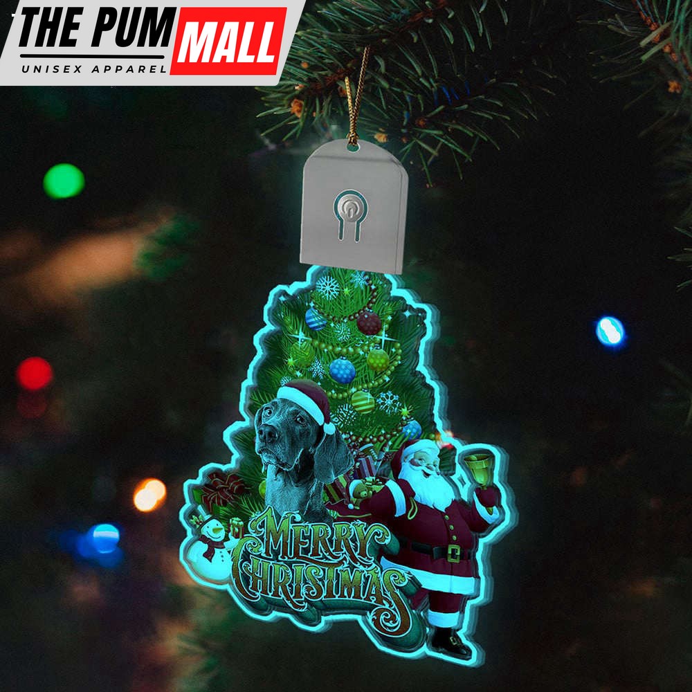 Weimaraner Christmas Light Ornaments Led Christmas Tree Ornaments Dog Owners Gift Limited Edition