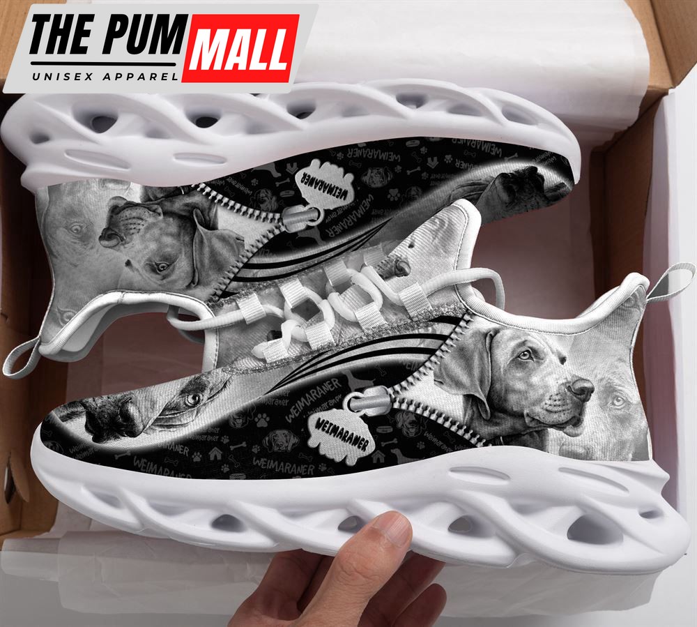 Weimaraner Max Soul Shoes For Women Men, Dog Lovers Gifts For Him or Her