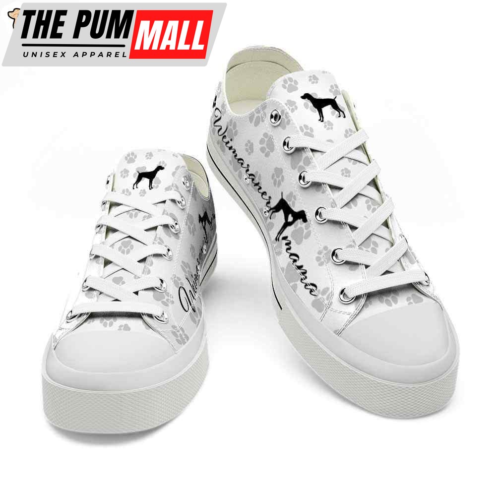 weimaraner-paws-pattern-low-top-shoes-happy-international-dog-day-canvas-sneak-2zt1hjkr Weimaraner Paws Pattern Low Top Shoes – Happy International Dog Day Canvas Sneaker – Owners Gift Dog Breeders