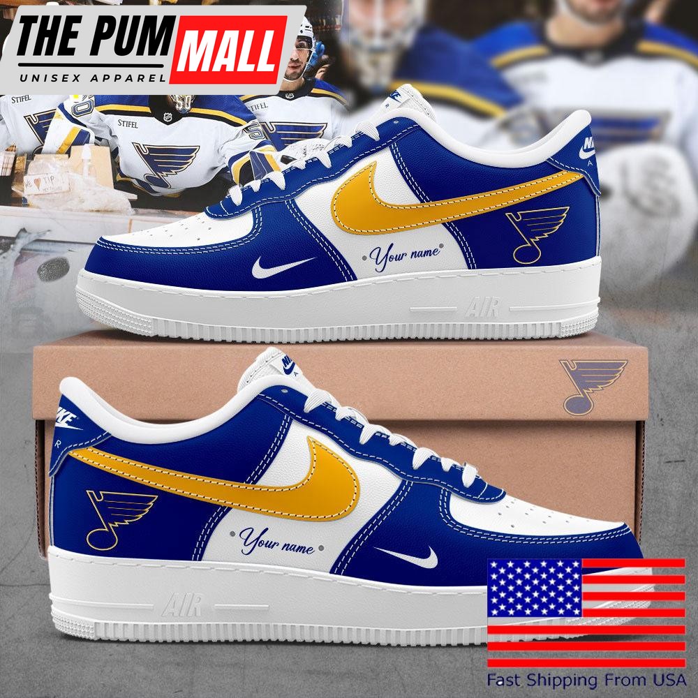Welcome To New Seasion St Louis Blues Custom Name Air Force 1 Shoes, Best Sneakers For Walking