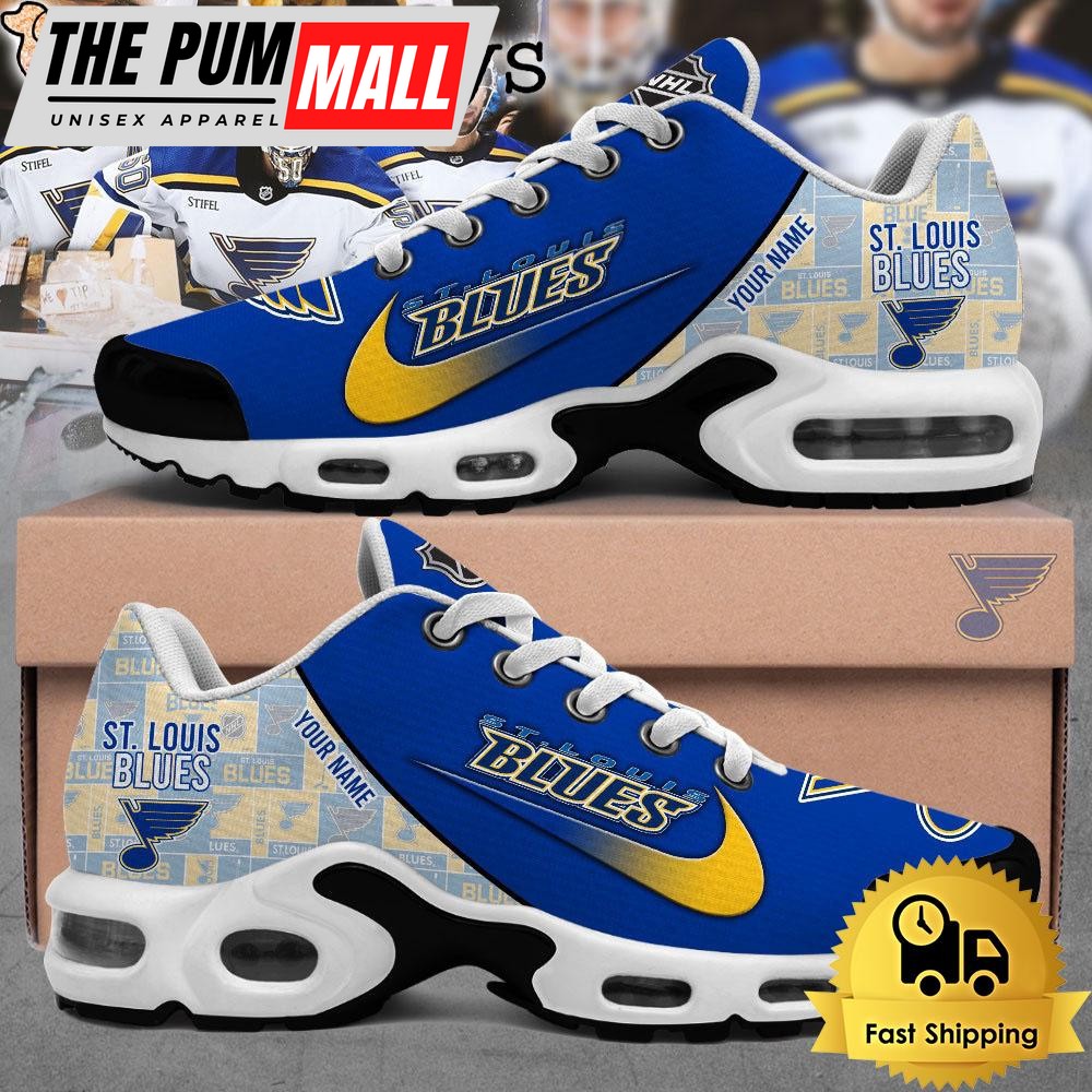 Welcome To New Seasion St Louis Blues Custom Name Air Max Plus Shoes