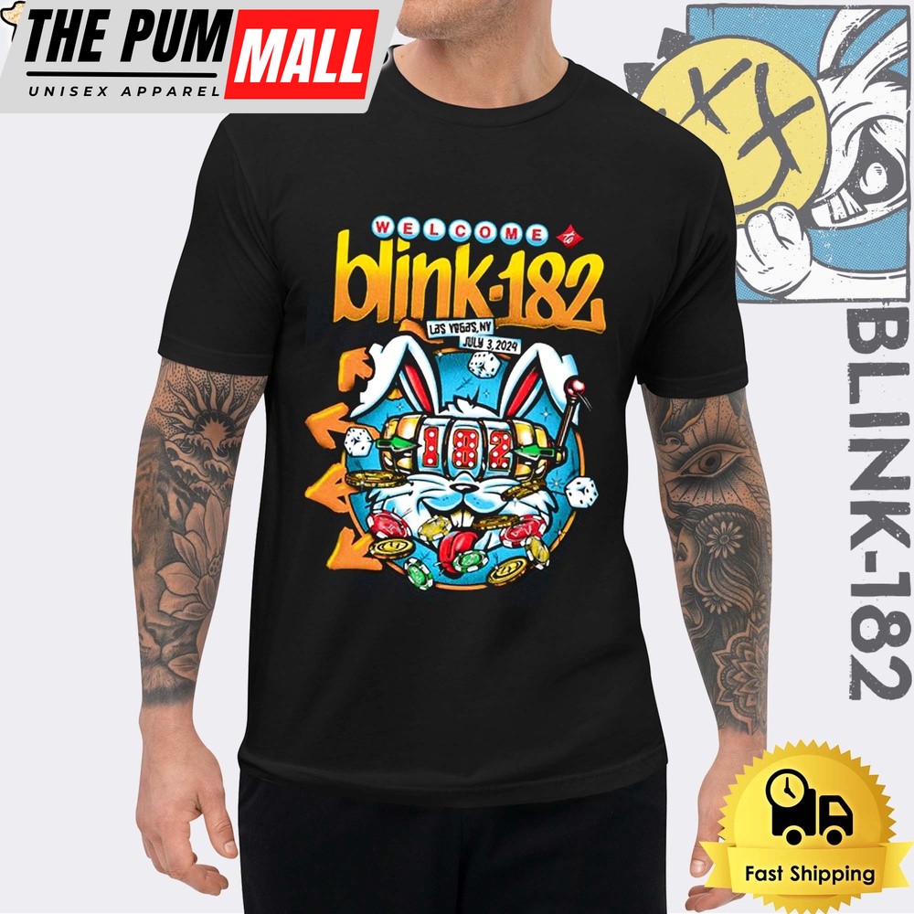 Wellcome Blink-182 Tour At Las Vegas 2024 Unisex T-Shirt