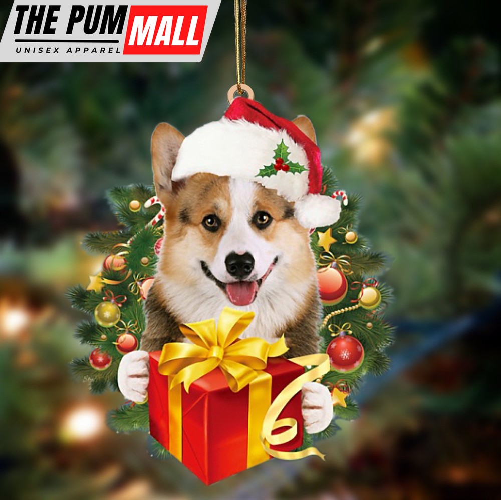 Welsh Corgi Give Gifts Hanging Ornament – Flat Acrylic Dog Ornament – Dog Lovers Gifts For Him Or Her Limited Edition