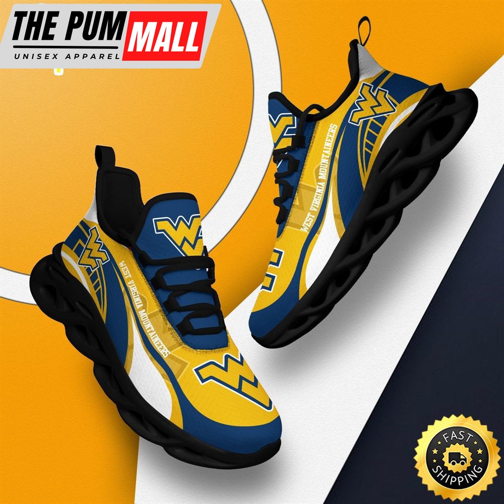 West Virginia Mountaineers Sneakers Max Soul Trending Summer
