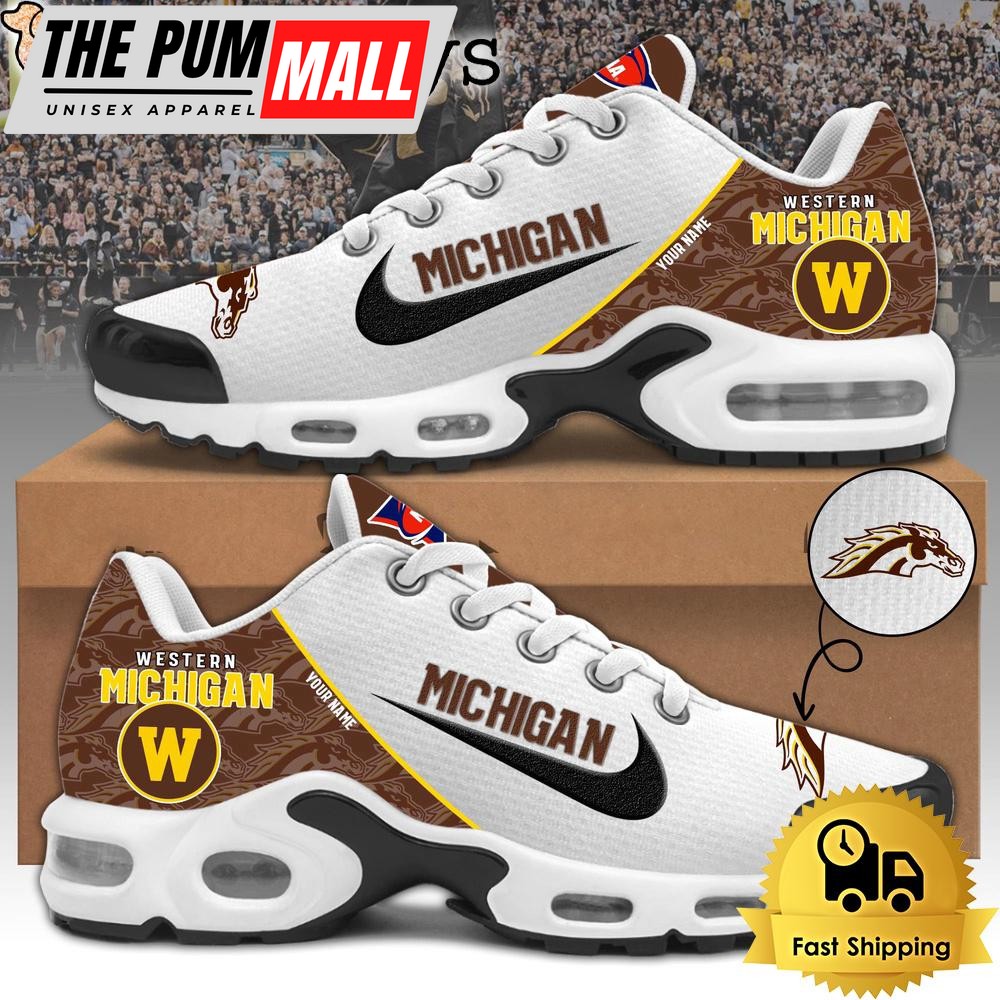 Western Michigan Football Mascot Symbol Custom Air Max Plus Shoes