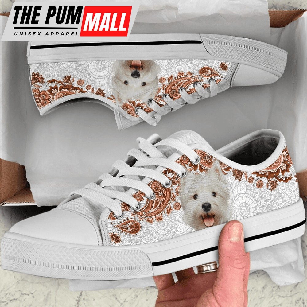 Westie Low Top Shoes Sneaker QTZ101265Sb – Trendy Footwear