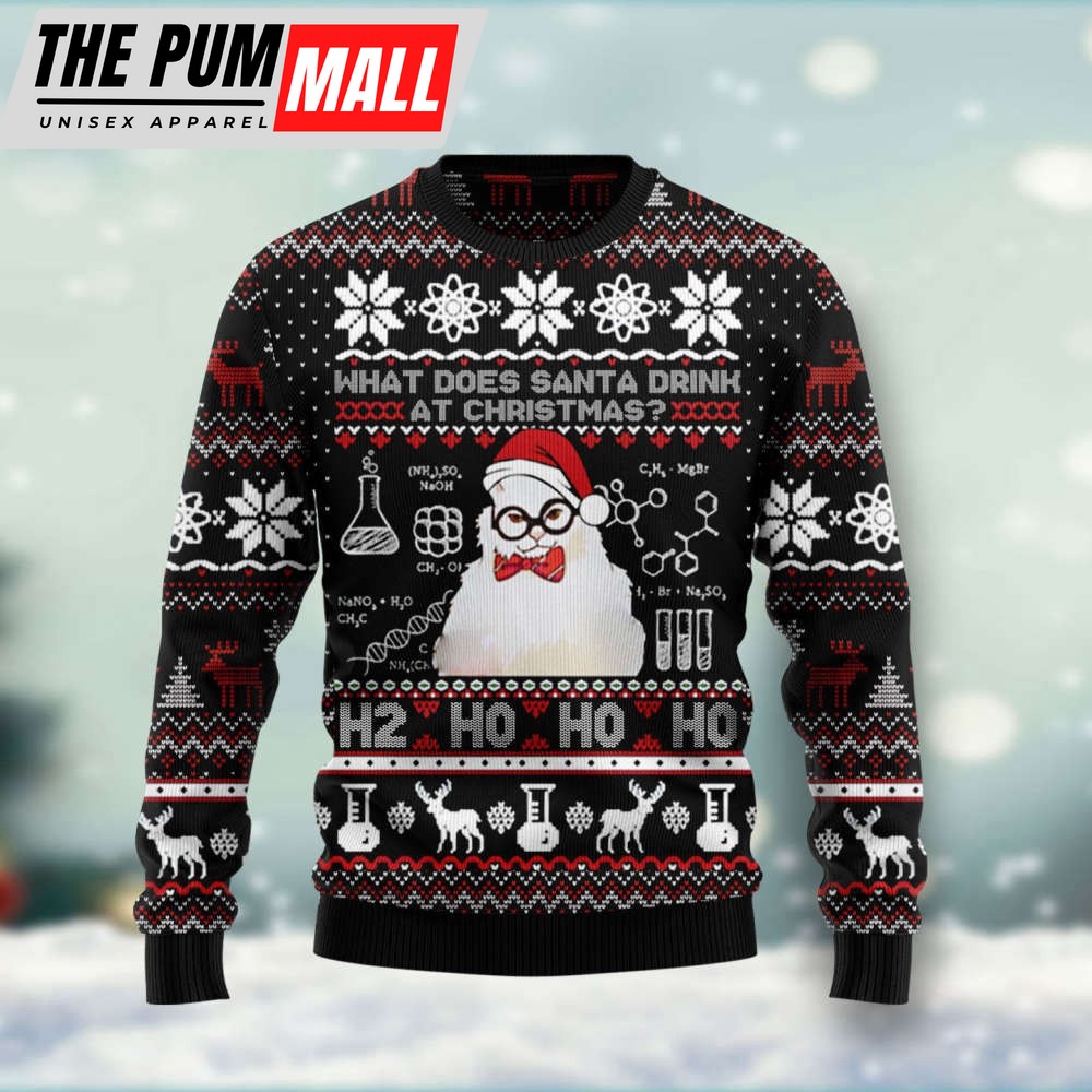 What Does Santa Drink At Christmas Ugly Christmas Sweater, Best Gift For Christmas 2023