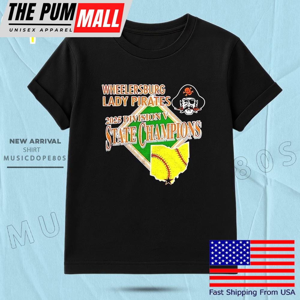 Wheelersburg Softball 2025 Division 5 State Champions T Shirt