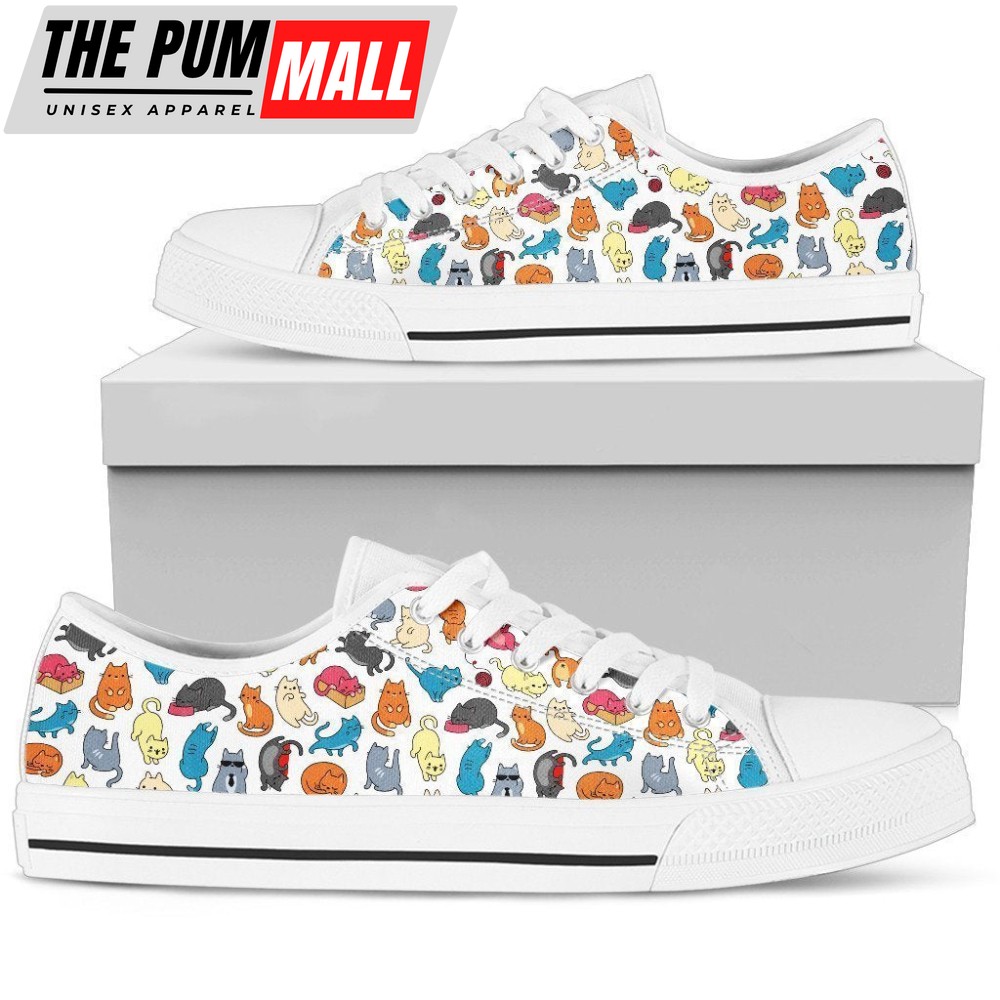White Cat Women’s Low Top Shoe – Comfortable & Trendy Footwear