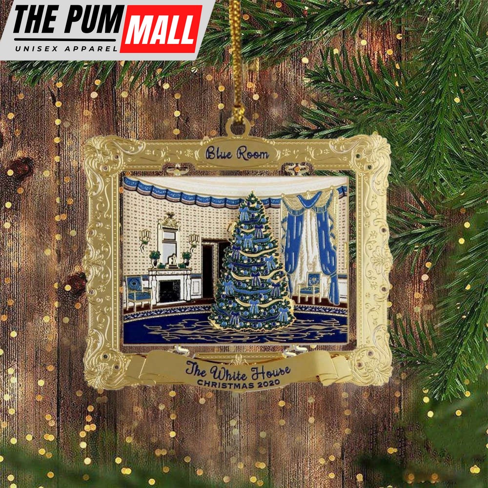 White House Christmas Ornament 2023 White House Blue Room Christmas Tree Decorations Limited Edition