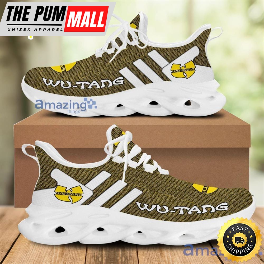 White Striped Wu-Tang Clan Hip Hop Rock Band Chunky Running Sneakers Max Soul Shoes Sport Gift For Men And Women
