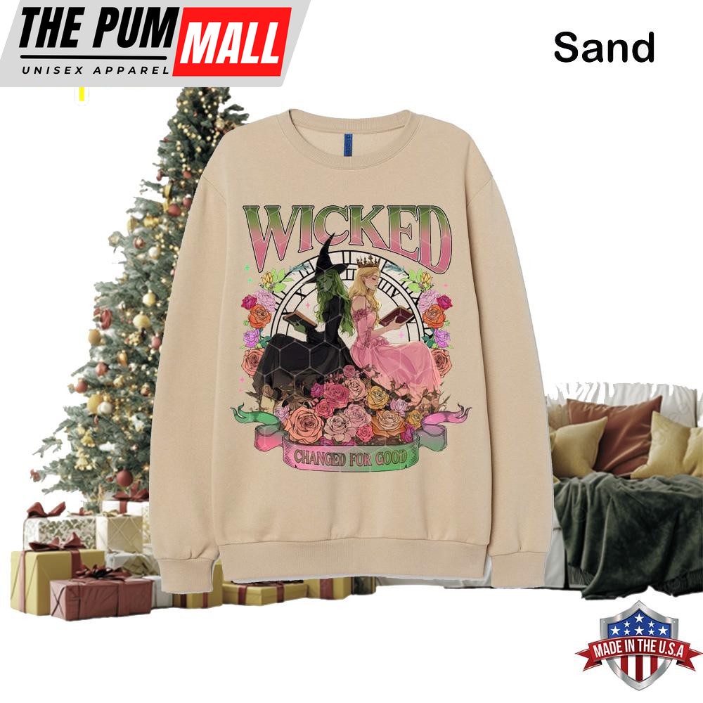 Wicked Changed For Good Elphaba And Glinda Sweatshirt