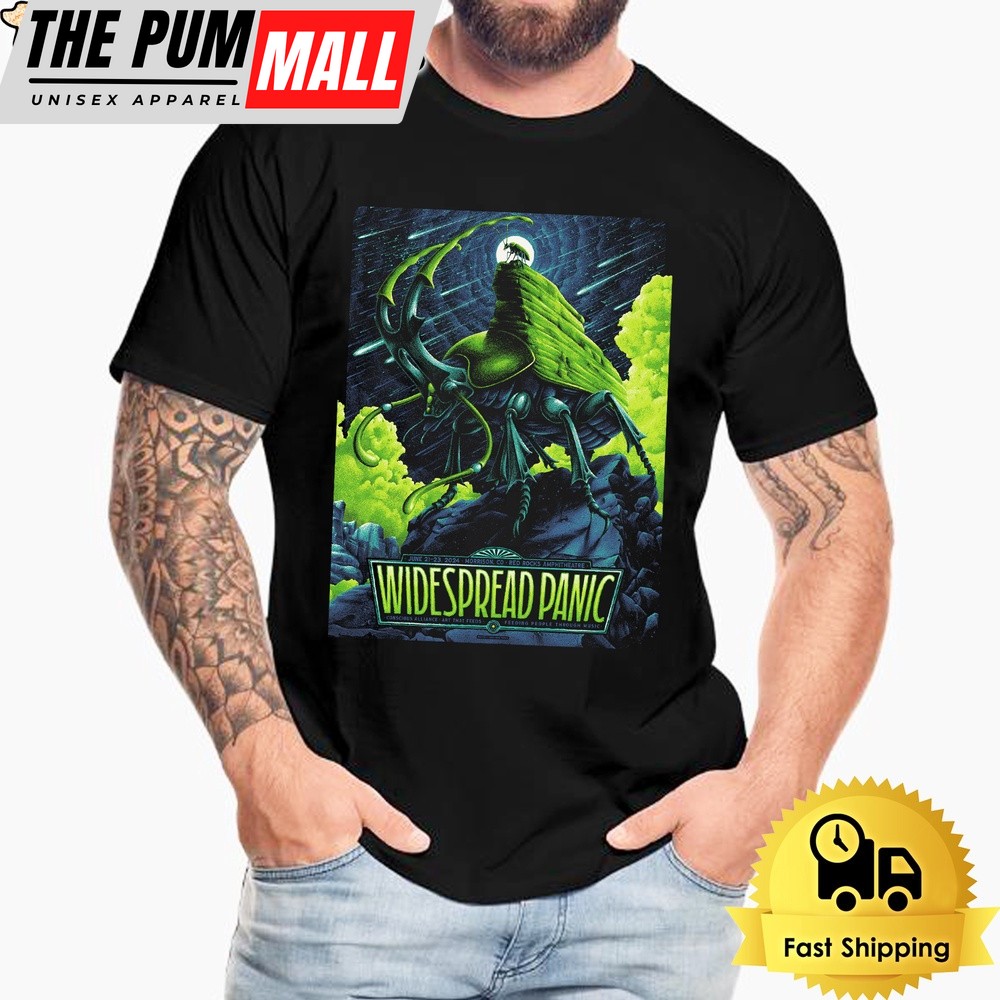 Widespread Panic June 21-23 2024 At Red Rocks Amphitheatre Unisex T-Shirt