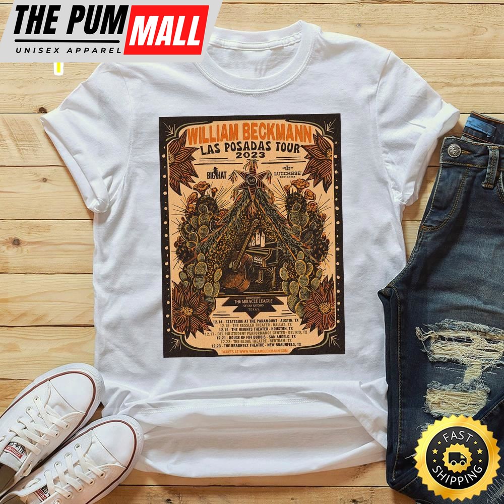 William Beckmann Live 2025 Las Posadas Tour Shirt