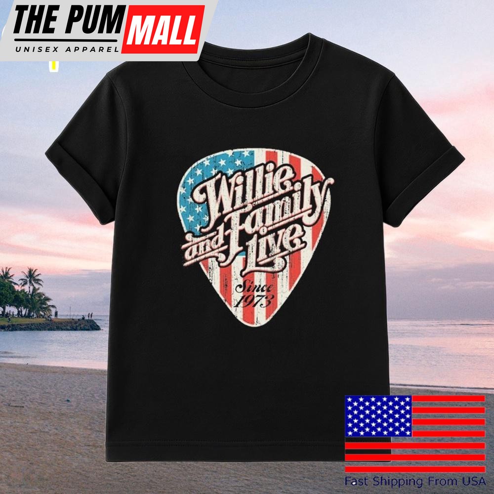 Willie Nelson Willie And Family Live Since 1973 T-Shirt