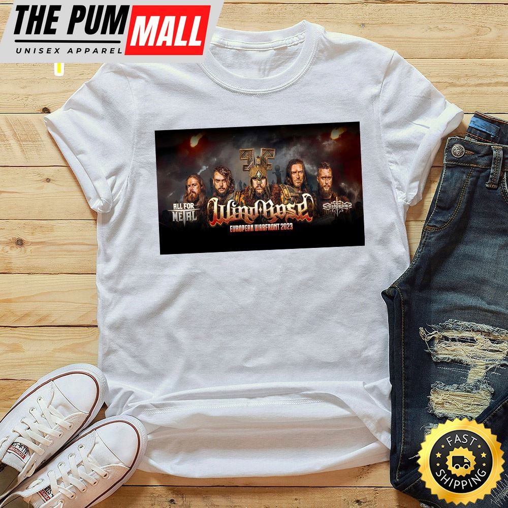 Wind Rose Actus Power Metal France 2025 Unisex T-Shirt