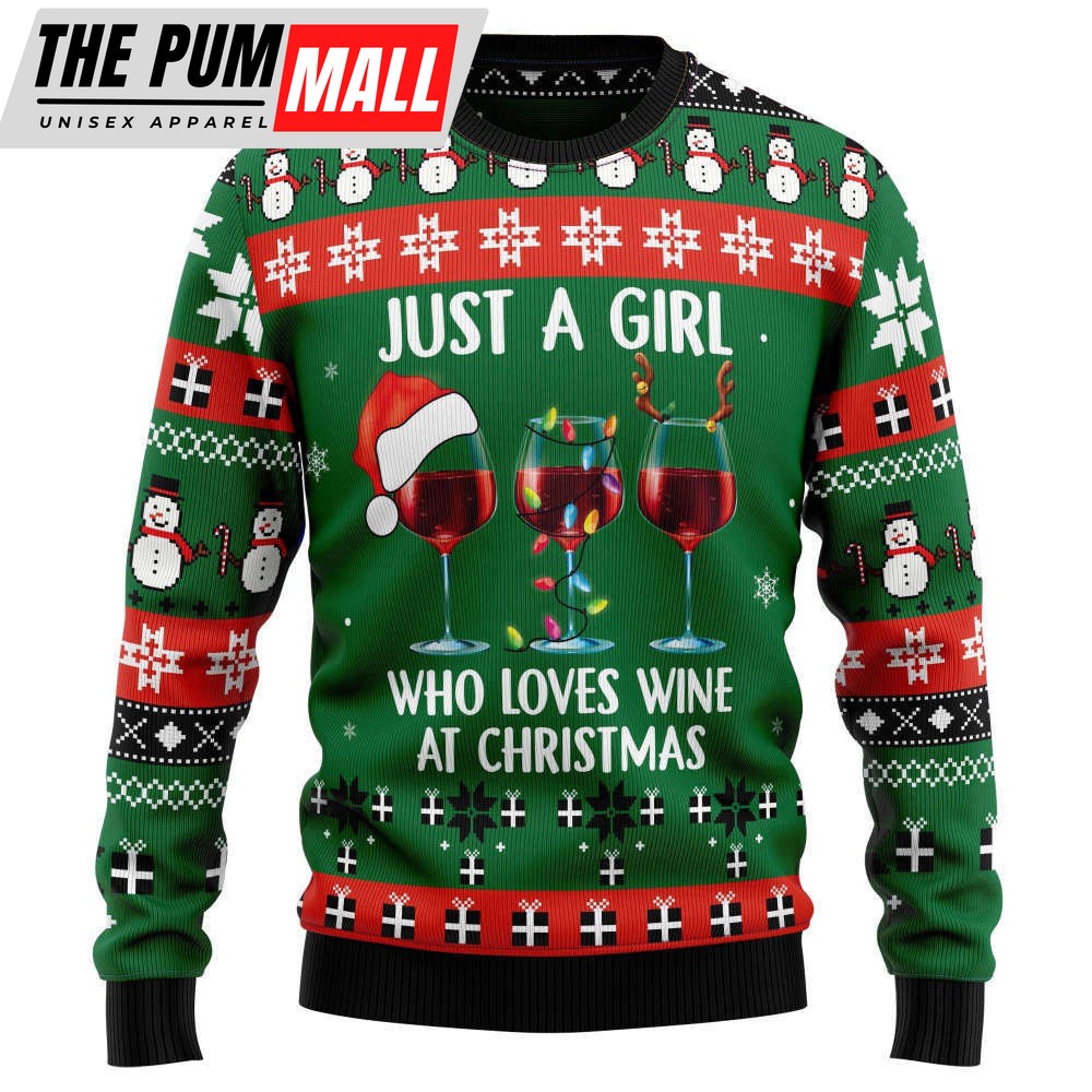 Wine Xmas T1910 Ugly Christmas Sweater – Best Gift For Christmas