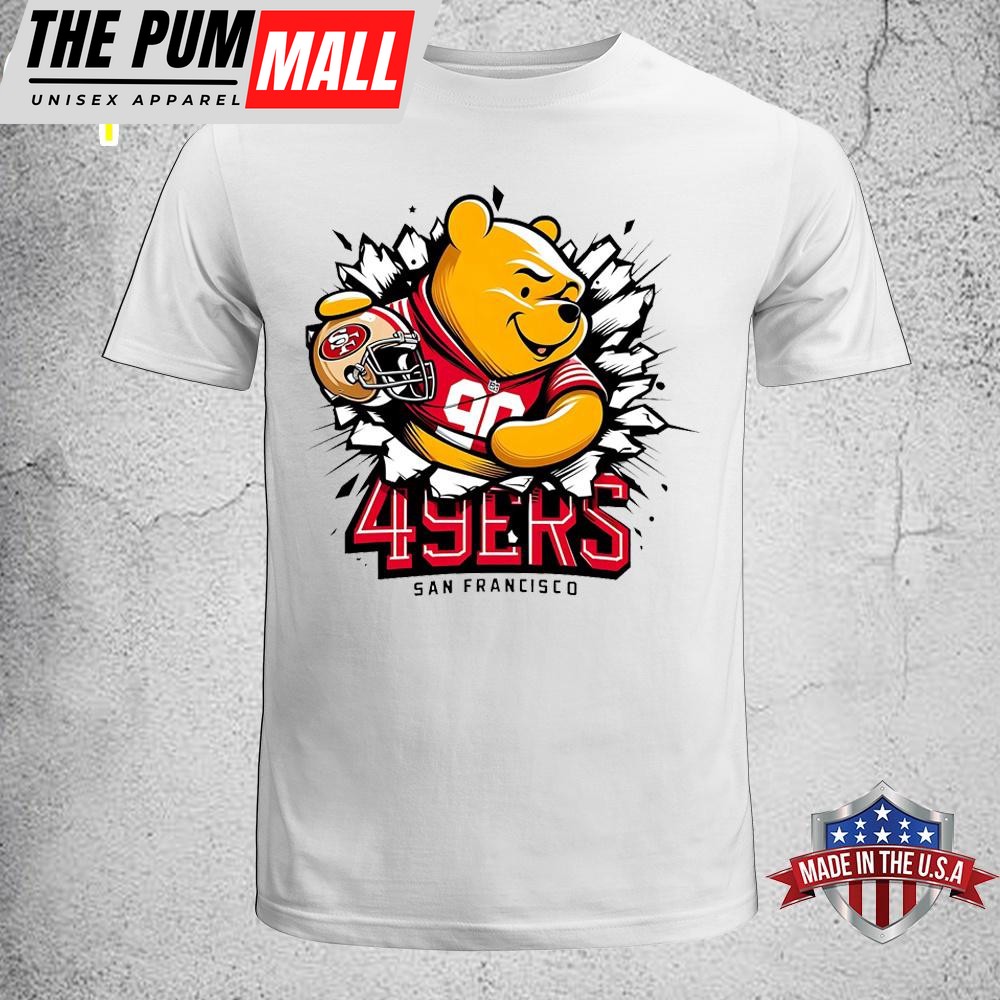 Winnie the Pooh 49ers NFL Unisex T-Shirt