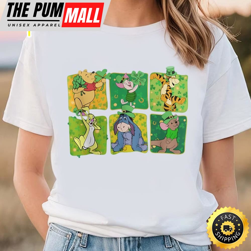 Winnie The Pooh St. Patricks Day Disney St Patricks Shirt