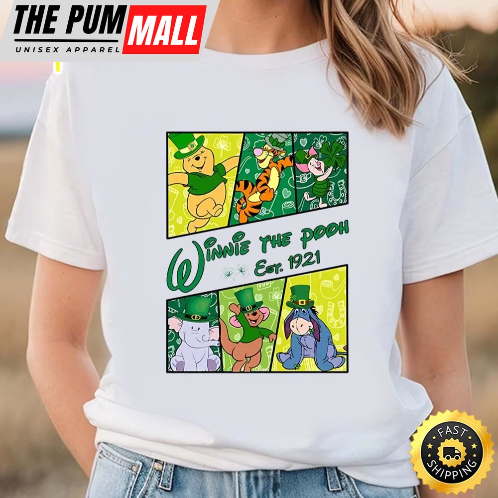 Winnie the Pooh St Patricks Day Shirt, Disney Happy St. Patricks…